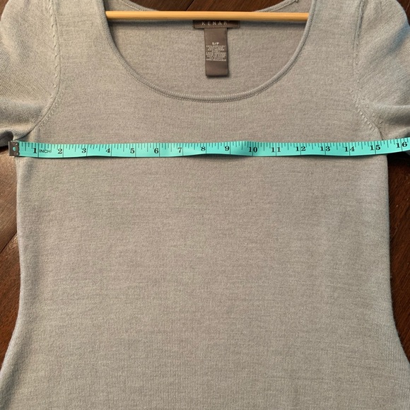 Kenar grey wool dress - Picture 7 of 7